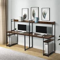 Image result for PC Desk for 2 PCs