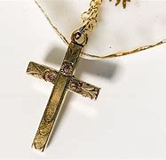 Image result for Vintage Gold Cross Pendant