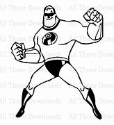 Image result for Mr. Incredible Silhouette