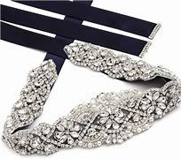 Image result for Black Dress Belt Rhinestone