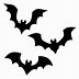 Image result for Halloween Bats White
