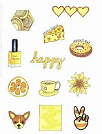 Image result for Yellow Aesthetic Decoration Clip Art