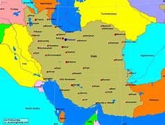 Image result for Iran Region Map