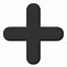 Image result for Plus Icon Black Outside