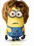 Image result for Minion with Hair and Glasses
