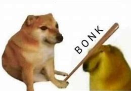 Image result for Doge Bonk Meme Template
