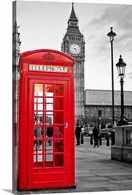 Image result for London Phone Box Wall Art