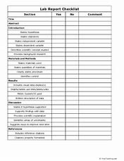Image result for Weekly Lab Check Sheet