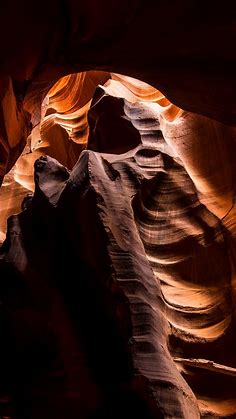 Download wallpaper 800x1420 canyon, cave, layers, dark, surface iphone se/5s/5c/5 for parallax hd background