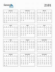 Image result for 2101 Calendar