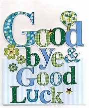 Image result for Good Luck Fare Well Card Clip Art
