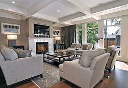 Image result for Square Living Room Design