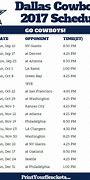 Image result for Dallas Cowboys Pre-Schedule