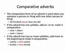 Image result for Comparative Adverbs