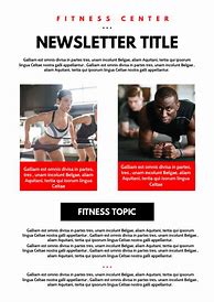 Image result for Fitness Newsletter Ideas
