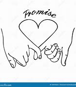 Image result for Pinky Promise Outline