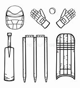 Image result for Cricket Kit Sketch for Coloring