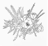 Image result for Flower Bundle Drawing