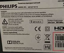 Image result for Philips TV ModelNumber
