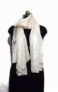 Image result for White Silk Scarf