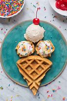 Image result for Eating Waffles at the Table Front View