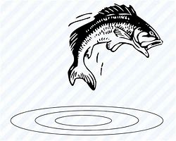 Image result for Bass Jumping Out of Water SVG