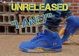 Image result for Jordan 5 Laney JSP On Feet