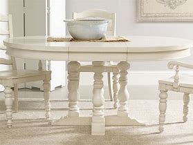 Image result for White Pedestal Kitchen Table
