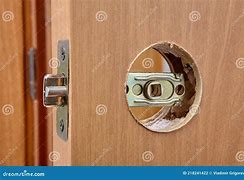Image result for Latch Hole On Interior Door
