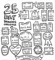 Image result for Drawing 10 Days Challenge Pinterest