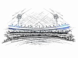 Image result for Cricket Poster Black and White Background