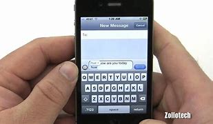Image result for iPhone 4 Text Message