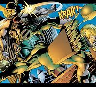 Image result for Green Arrow vs Hawkman