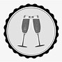 Image result for Champagne Glass Clip Art Free Black and White