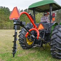 Image result for 3pt Post Hole Digger for Compact Tractor