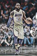 Image result for LeBron Lakers Art