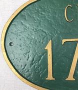 Image result for Aluminum Oval circa Historical Date Signs