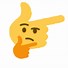 Image result for Thinking Emoji Dank Meme