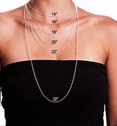 Image result for Necklace Chain Lengths