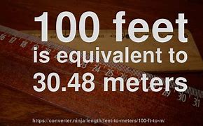 Image result for How Long Is 100 Feet Measurement
