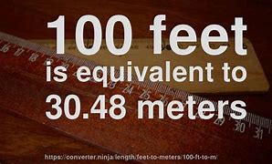 Image result for 100 Meters Example