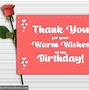 Image result for Birthday Wish Thank You Status