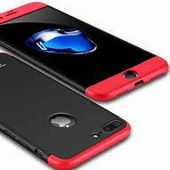 Image result for Blace Red iPhone 8 Plus Case