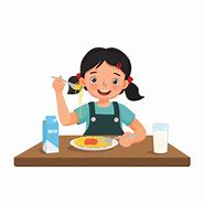 Image result for Little Girl Eating Cartoon