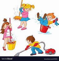 Image result for Happy Cleaning Cartoon