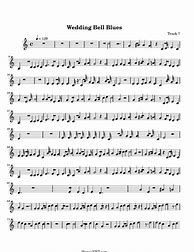 Image result for Wedding Bell Blues Piano Sheet Music Free