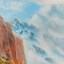Image result for alpine landscape painting