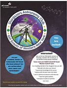 Image result for Astronomy Club Brochure