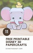Image result for Printable 3D Disney Paper Crafts