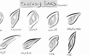 Image result for Drawings Face Elf Ears Purple